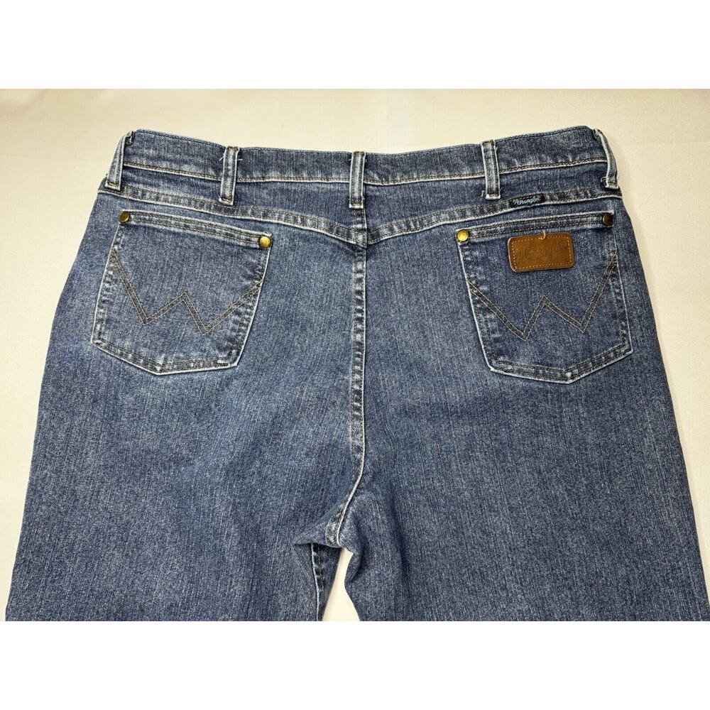 Wrangler 36MWZ Cowboy Cut Men's Slim Fit Straight Leg Blue Jeans - Size 38x31.5* - Picture 4 of 8